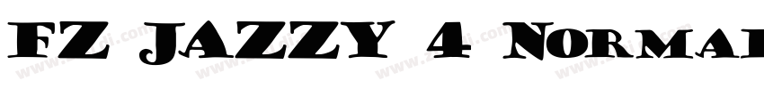 FZ JAZZY 4 Normal字体转换
